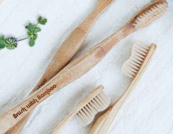 Bambus tannbørste